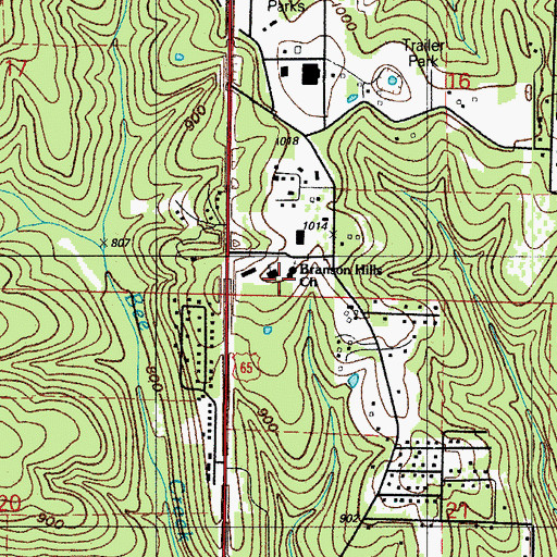 Topographic Map of The Church of Jesus Christ of Latter Day Saints, MO