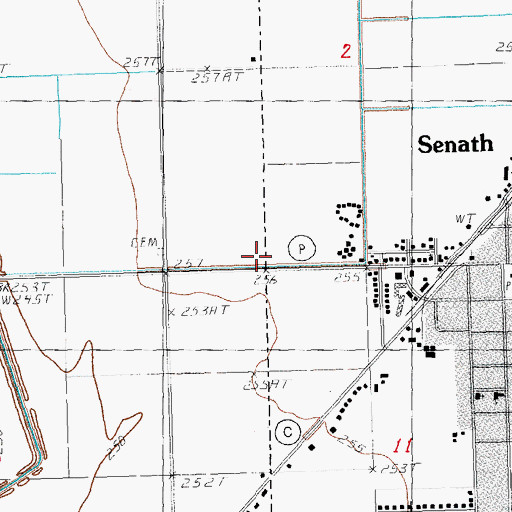 Topographic Map of Pentecost Church (historical), MO