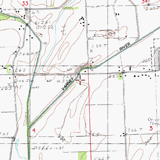 Topographic Map of Kennett Lodge (historical), MO