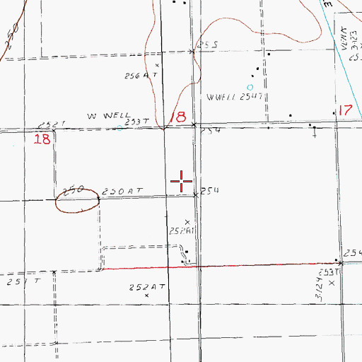 Topographic Map of Nesbit School (historical), MO