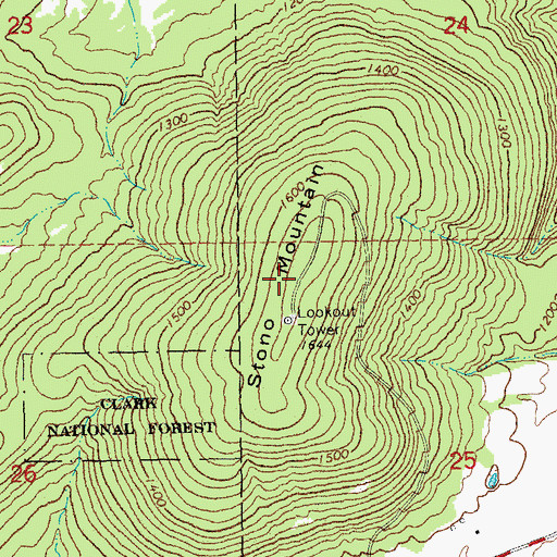 Topographic Map of KTJJ-FM (Farmington), MO
