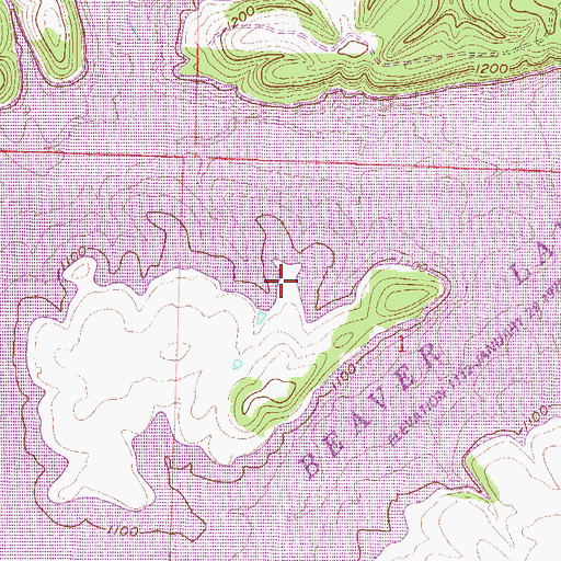Topographic Map of Pace Chapel (historical), AR