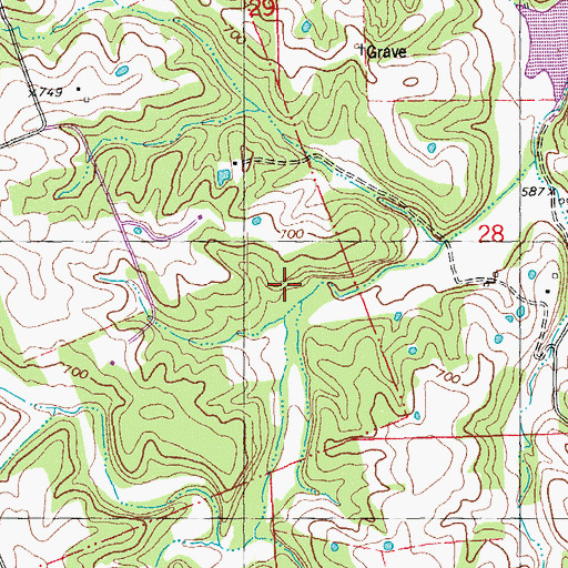 Topographic Map of Clarence Cannon Memorial Watershed Dam Number 15, MO