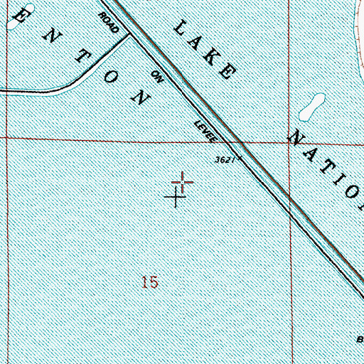 Topographic Map of Benton Lake, MT