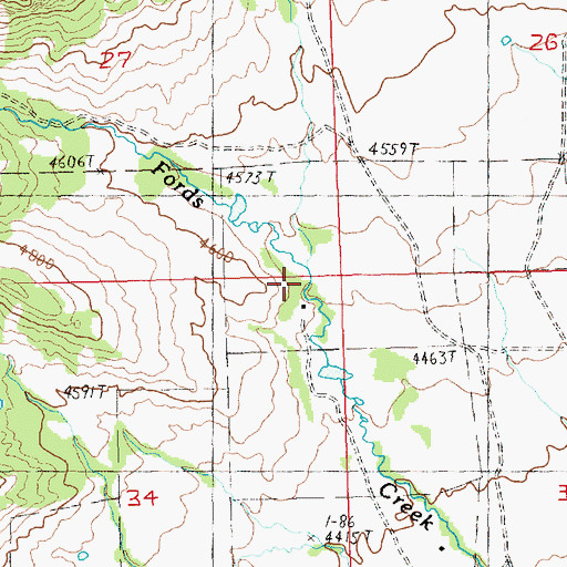 Topographic Map of Chicago Gulch, MT
