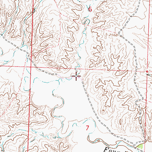 Topographic Map of Clayton Coulee, MT