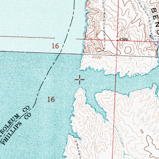 Topographic Map of Jim Wells Creek, MT