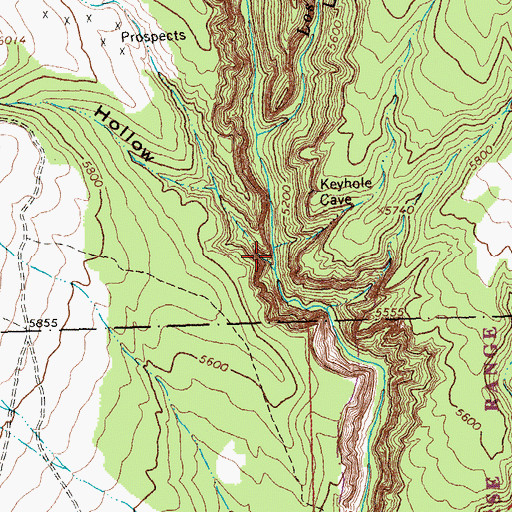 Topographic Map of Demijohn Hollow, MT