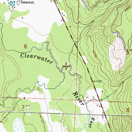 Topographic Map of Findell Creek, MT