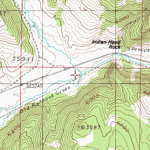 Topographic Map of Red Rock Creek, MT