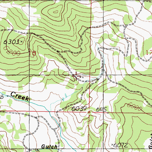 Topographic Map of Betor Ranch, MT
