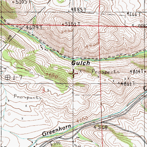 Topographic Map of SE NE Section 3 Mine, MT