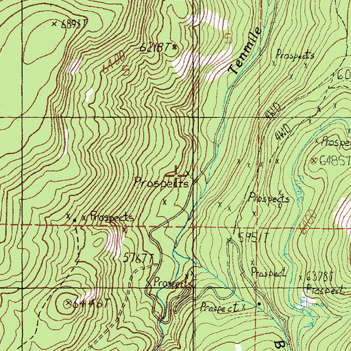 Topographic Map of SW SE Section 5, MT