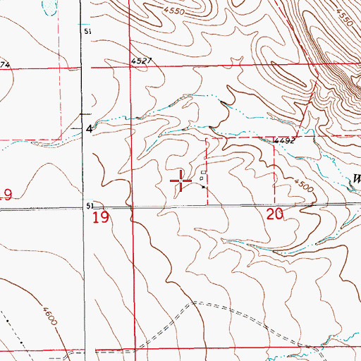 Topographic Map of 12N15E20BC__03 Spring, MT