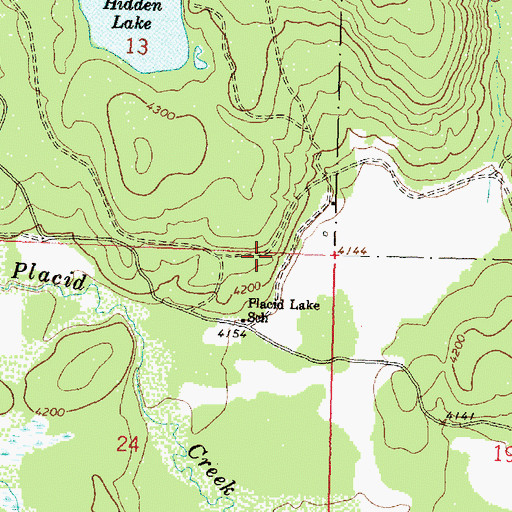 Topographic Map of 16N16W24AABA01 Well, MT