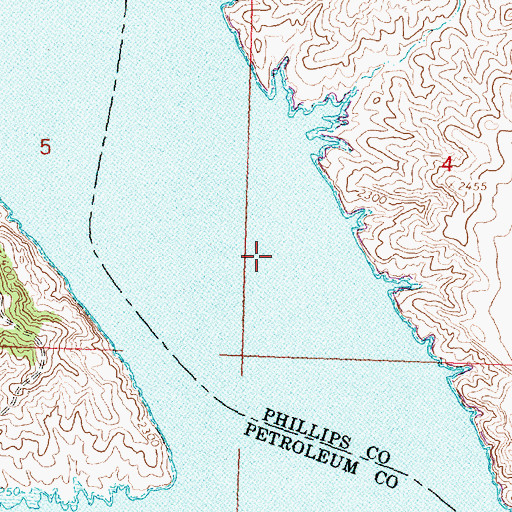Topographic Map of 20N30E04CCB_01 Well, MT