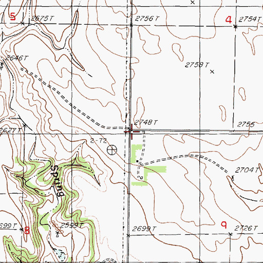 Topographic Map of School Number 121, NE
