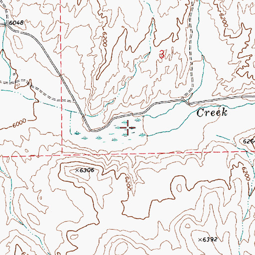 Topographic Map of Quilici Creek, NV