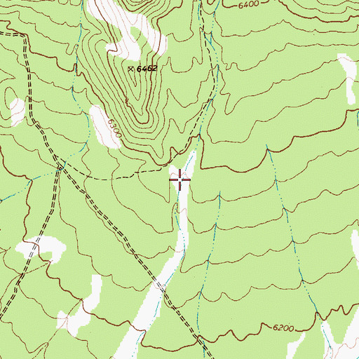 Topographic Map of Smiley Canyon, NV