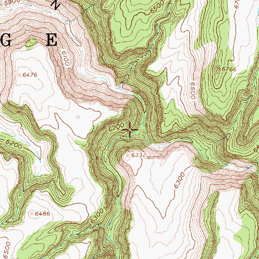 Topographic Map of South Silent Canyon, NV