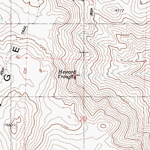 Topographic Map of Buckhorn Spring, NV
