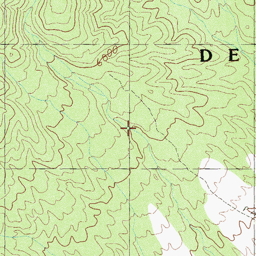 Topographic Map of Spanish Mine, NV