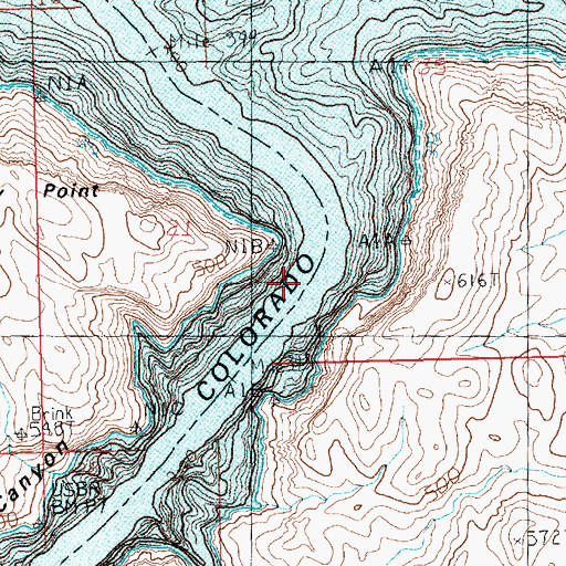 Topographic Map of Lomix Plant, NV