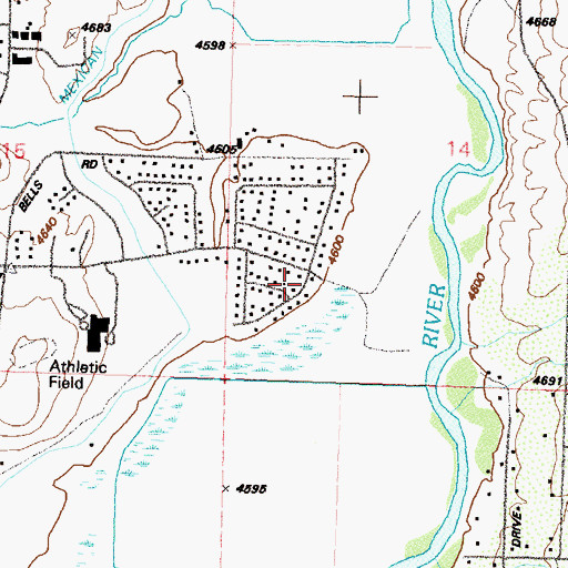 Topographic Map of Perrin Brothers Ranch (historical), NV