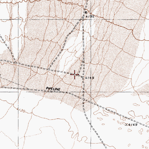 Topographic Map of Monte Cristo (historical), NV