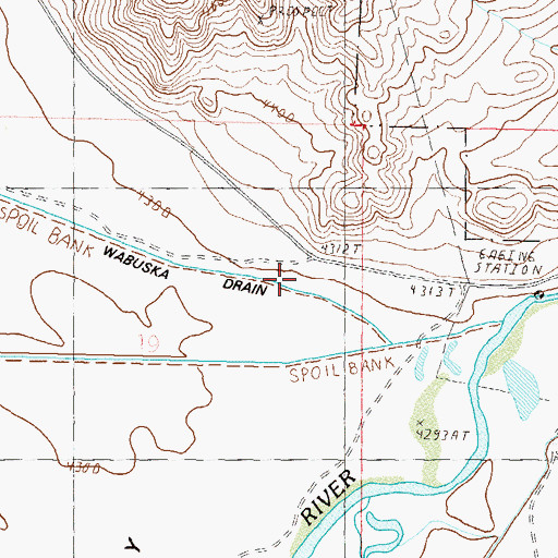 Topographic Map of Black Point Spring, NV