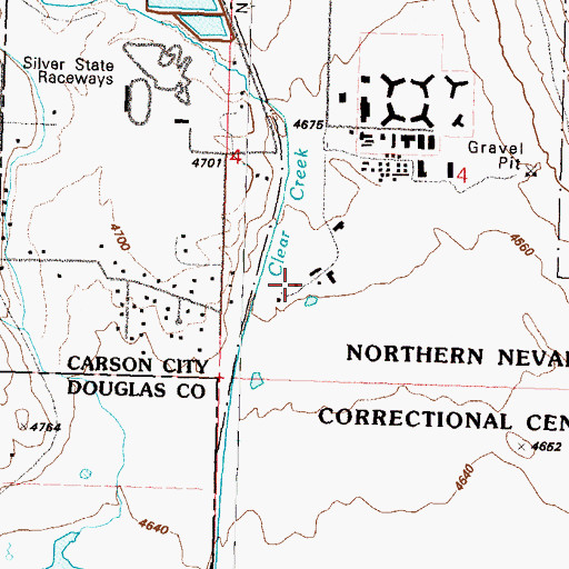 Topographic Map of Stewart Smoke Stack (historical), NV