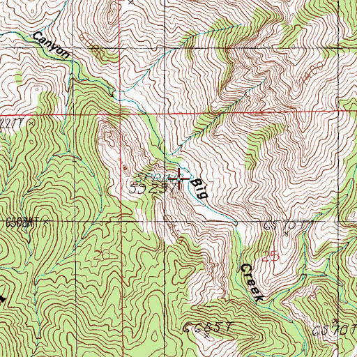 Topographic Map of Grouse Spring, NV