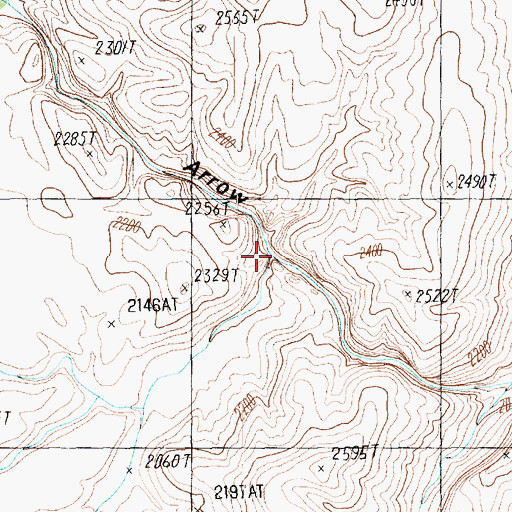 Topographic Map of Side Canyon Wash, NV