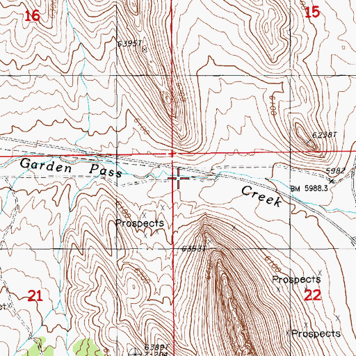 Topographic Map of Tyrone Gap, NV