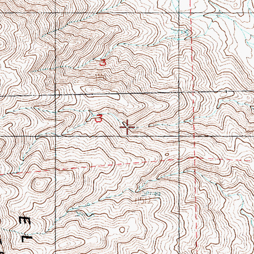 Topographic Map of Francis Mining Claim Spring, NV