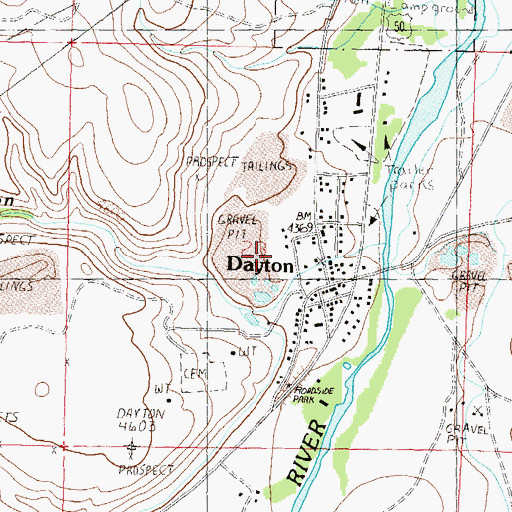 Topographic Map of Solomon and Jacobs Mill, NV