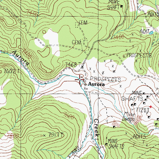 Topographic Map of Illinois Tunnel, NV