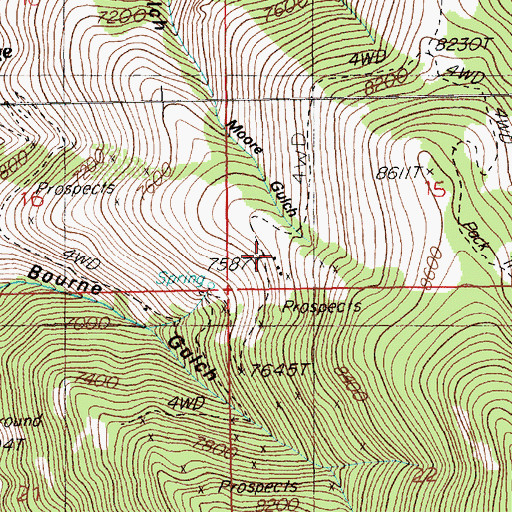 Topographic Map of Legitimate Mine, NV