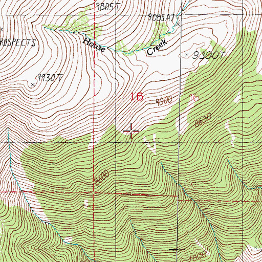 Topographic Map of Mount Grant Mining District, NV