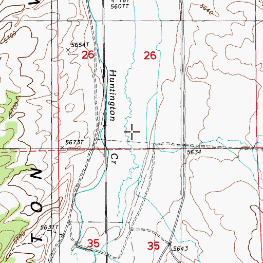 Topographic Map of Antelope Station (historical), NV