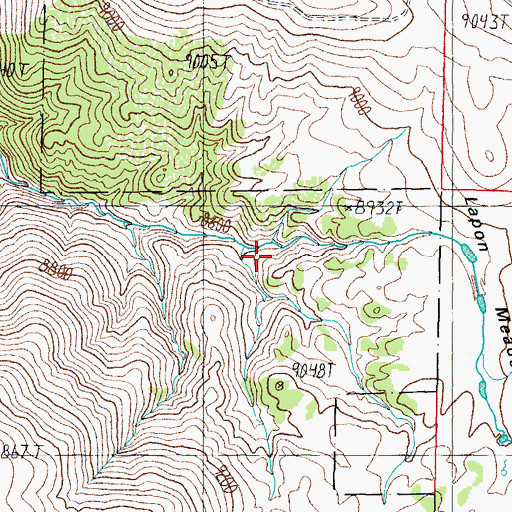 Topographic Map of Grant Mountain Gold Mine, NV