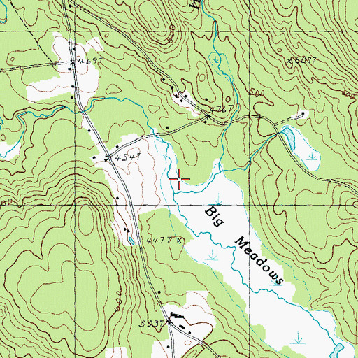 Topographic Map of Forest Pond Brook, NH