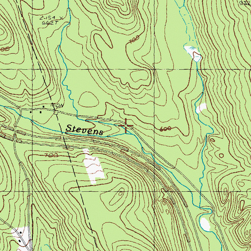 Topographic Map of Meadow Brook, NH