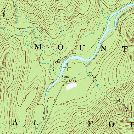 Topographic Map of Bull Brook, NH