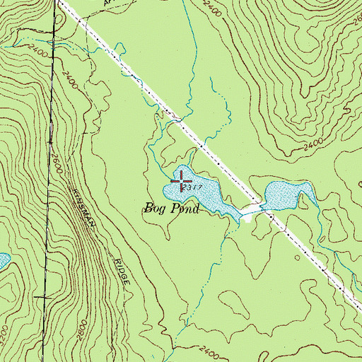 Topographic Map of Eliza Brook, NH