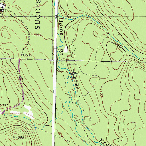 Topographic Map of Red Brook, NH