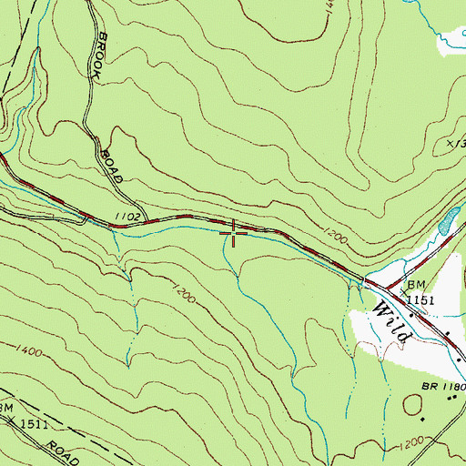 Topographic Map of Tunnel Brook, NH