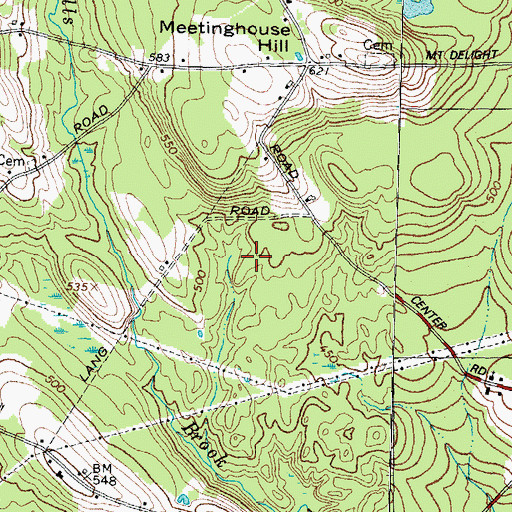 Topographic Map of Town of Deerfield, NH