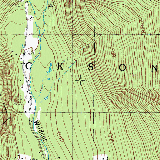 Topographic Map of Town of Jackson, NH