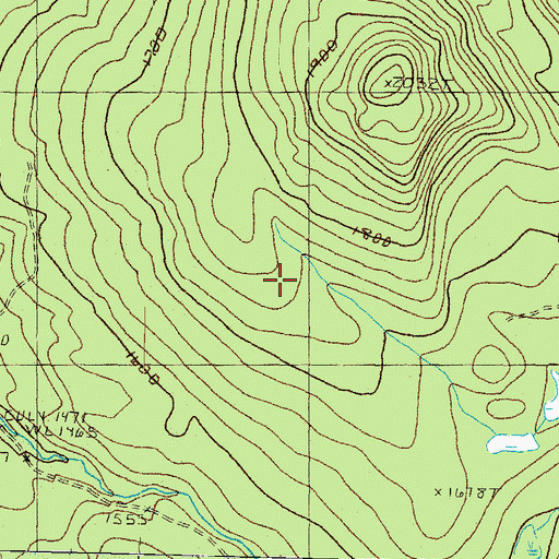 Topographic Map of Township of Success, NH